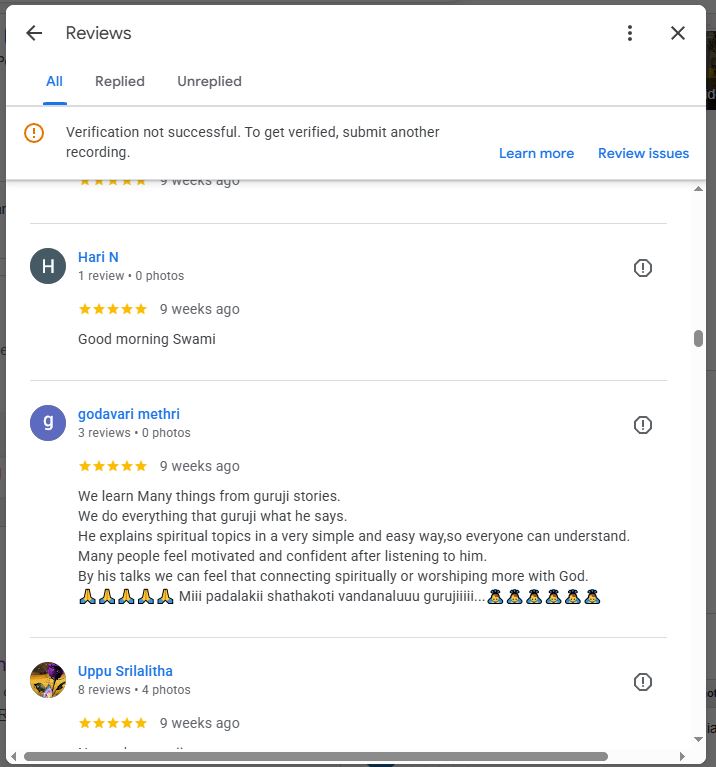 Google Review - Omkaram Guruji