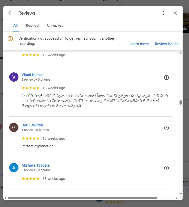 Google Review - Omkaram Guruji