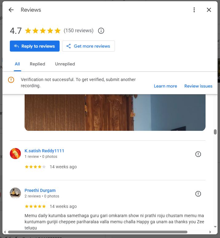 Google Review - Omkaram Guruji