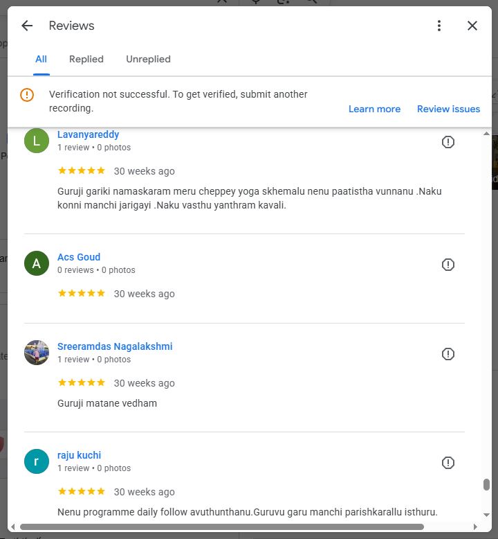Google Review - Omkaram Guruji
